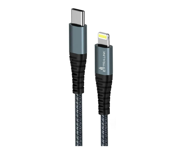 ExtraLink Smart Life USB-C - Lightning 1m Czarny - 1550949 - zdjęcie